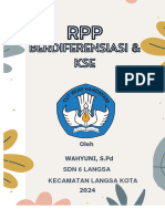 RPP Berdiferensiasi Kelas V