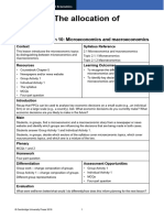 Lesson Plan 10 MicroMacro IGCSE-OL Economics