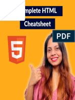 HTML Cheatsheet by DesignWithRehana