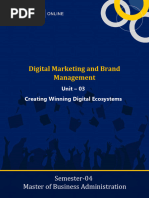 W3 U3 JO MBA S4 Digital Marketing Brand MGT