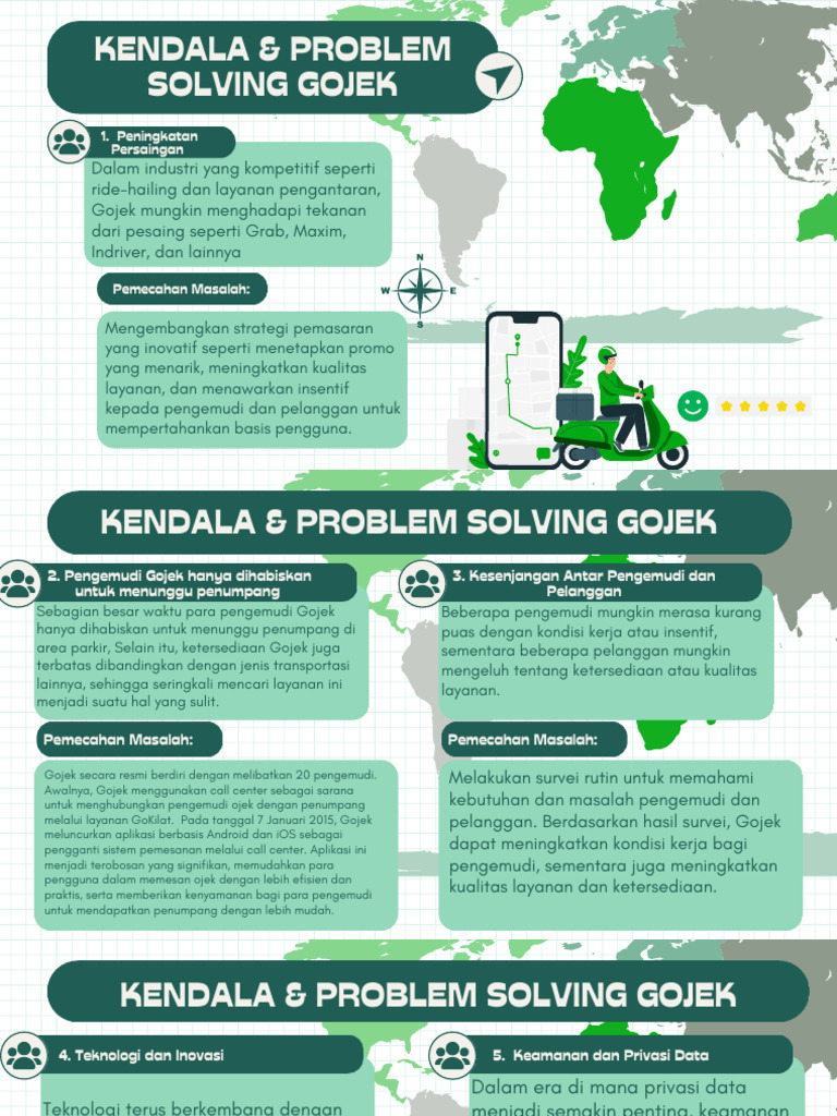 Kendala dan Solusi Gojek dalam Ride-Hailing | PDF