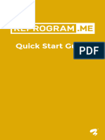 Reprogram - ME - Quick Start Guide