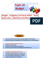 10 Budgetary and Fiscal Policy