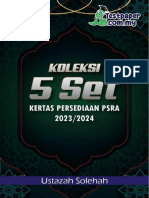 TP1686 - RM20 Sehingga 16 Sept Koleksi 5 Set Kertas Persediaan Psra 2023-20242