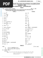 TN 12th Board Exam 2024 Answer Key MATHS EM by M Shankar Sir