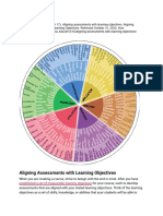 Module 2 - Aligning Assessments With Learning Objectives