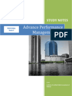 Advanced Performance Management II