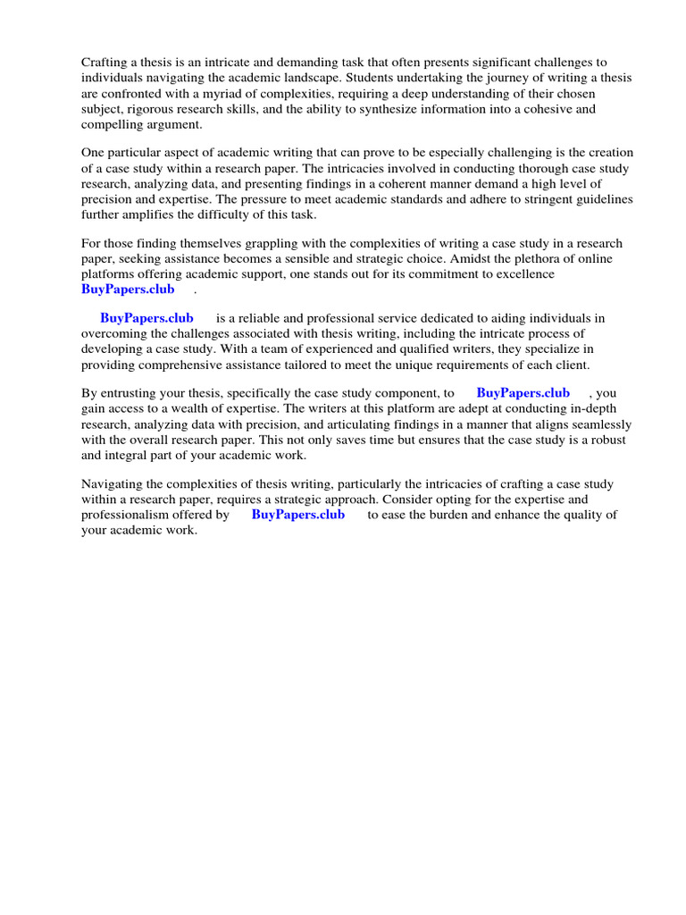 How to Write Case Study in Research Paper PDF Artificial