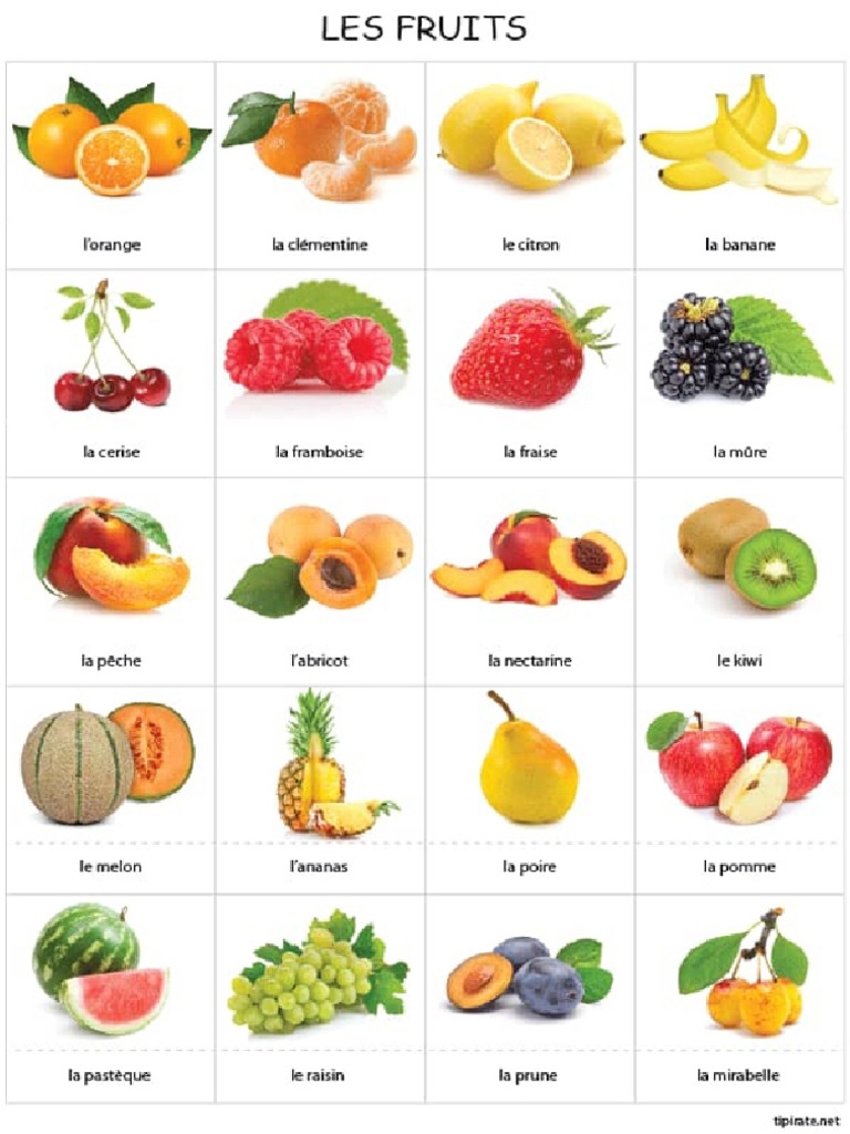 Les Fruits | PDF
