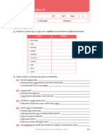 Ficha - Gramatica - 3 Classes de Palavras