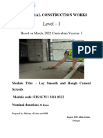 M11 Cement Screed