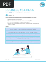 (SV) Business Meetings