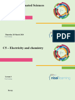 IGCSE CoordSci Electricity and Chemistry L3