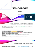 Farmacologie Generala CURS 4 AMG