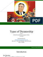 Types of Dictatorship