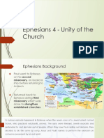 Ephesians 4 Unity of The Church