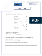 Revision Sheet Y5