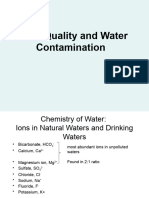 Week 7 Water Quality and Water Contamination