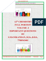 Namma Kalvi 12th Chemistry Volume 1 Important Questions EM 221130
