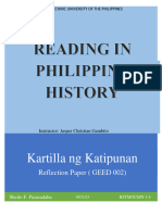 Kartilla NG Katipunan Reflection Paper