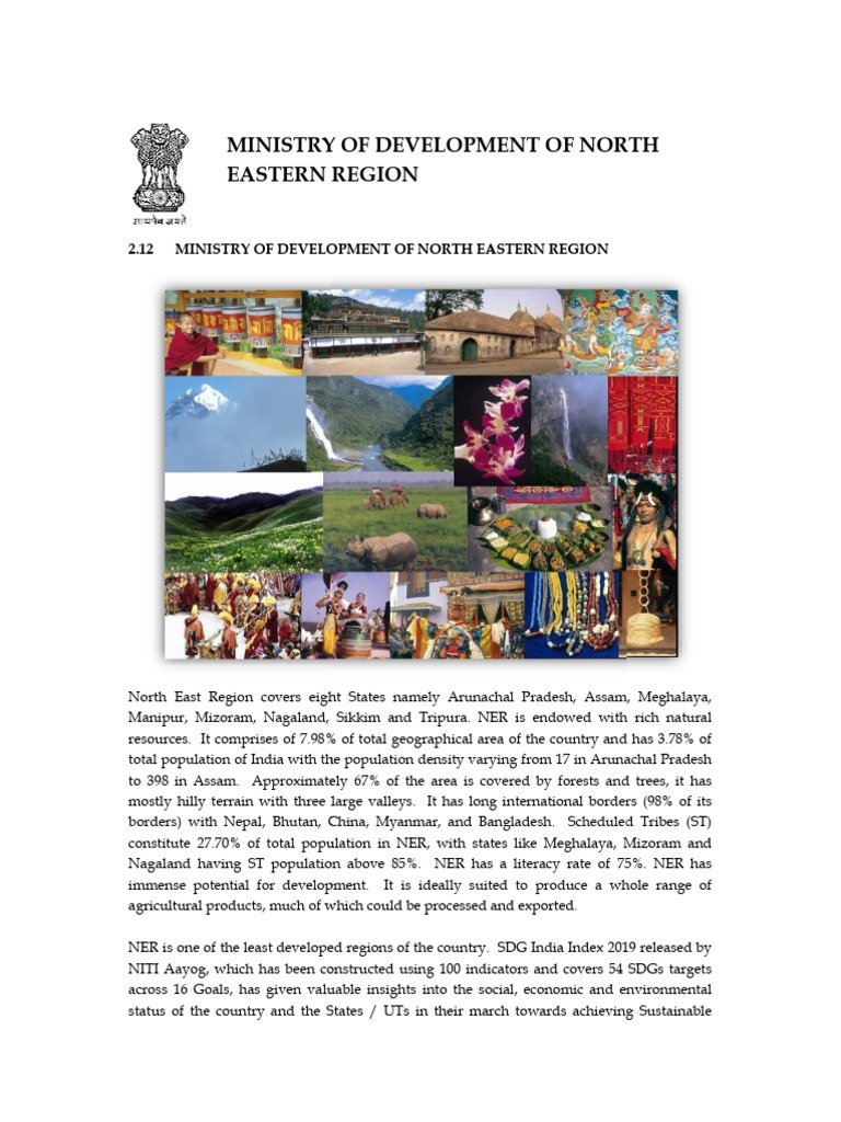 Development Initiatives in North East India | PDF | Social Science