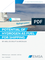 Report - Potential of Hydrogen As Fuel For Shipping