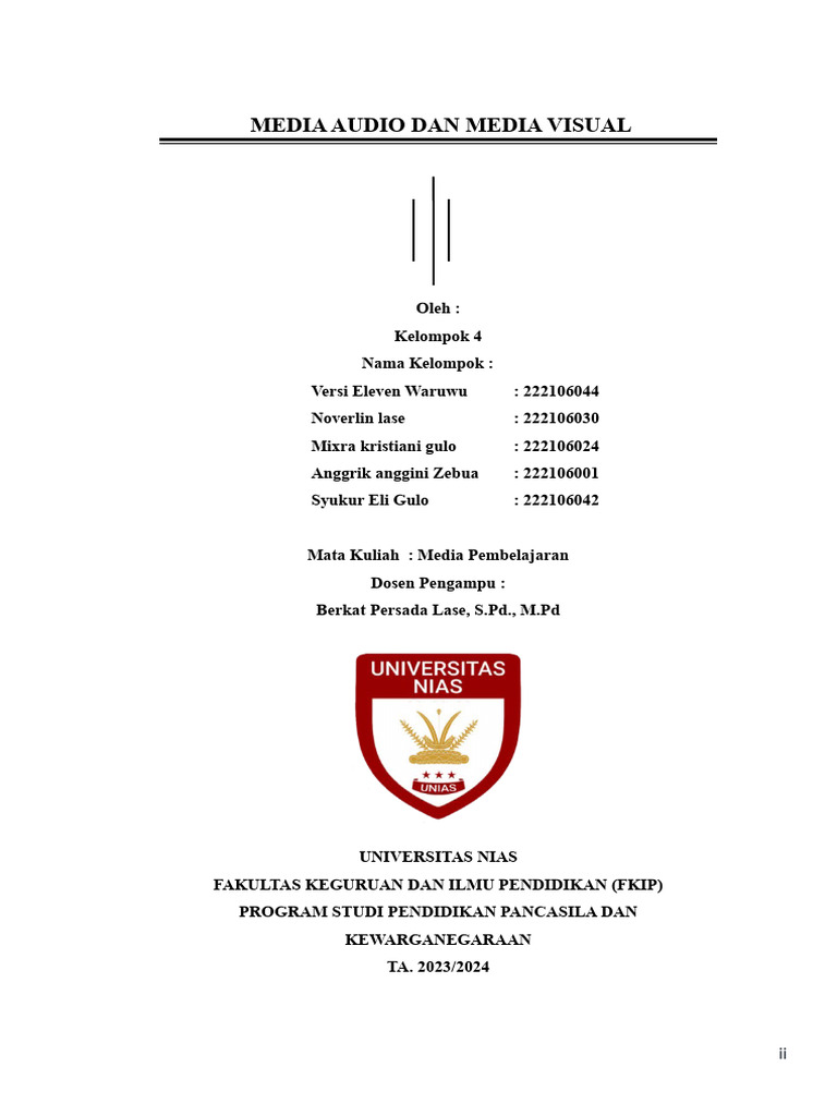 Media Audio dan Visual dalam Pembelajaran | PDF
