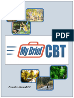 Mybriefcbt Provider Manual