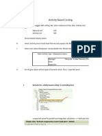 ABC Cosint - Activity Based Costing