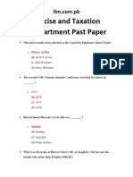 PPSC Past Paper