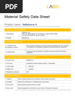 Safety Data Sheet for Cosmetic Products | PDF | Dangerous Goods | Toxicity