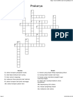 Prakarya - Crossword Labs