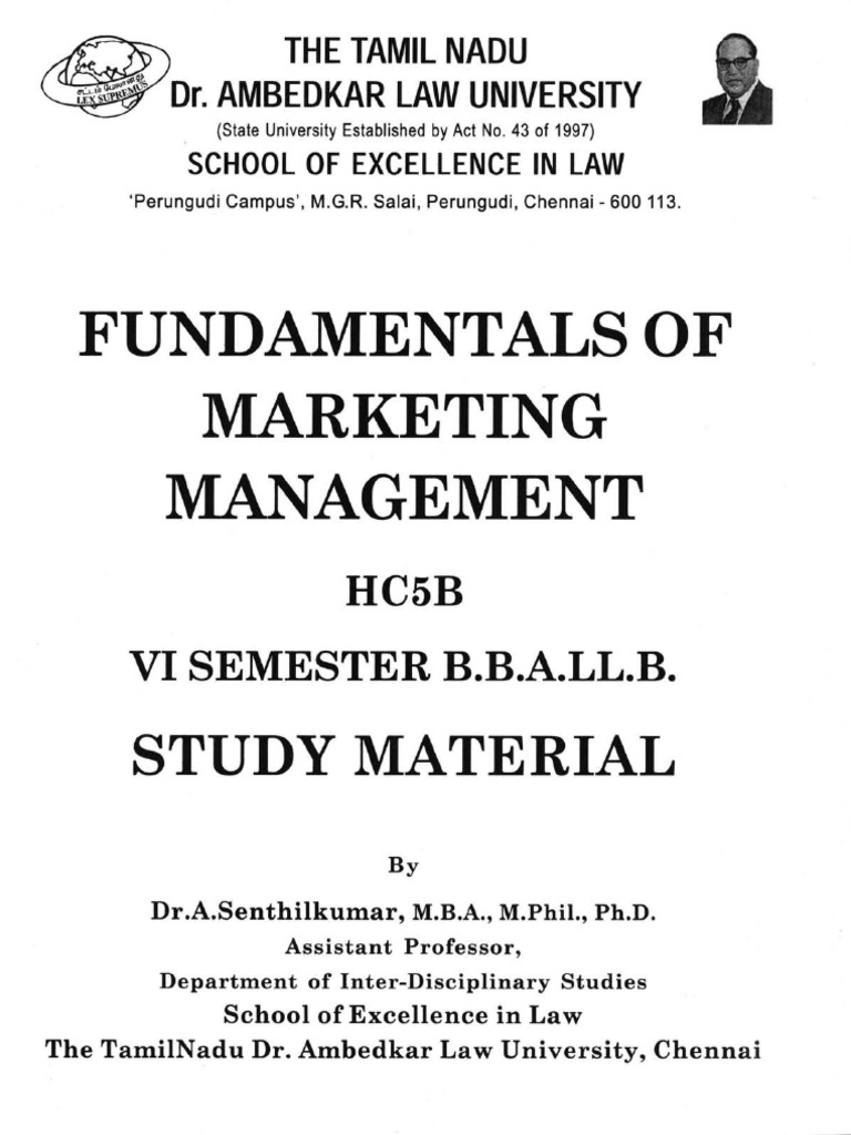 23 Fundamental of Marketing Management | PDF