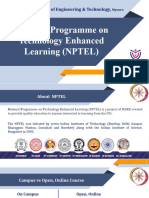 NPTEL Presentation For Orientation Program