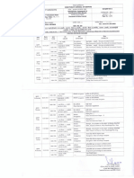 Timetable May 2024