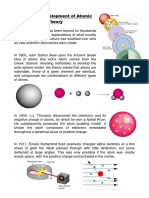 Historical Development of Atomic Theory