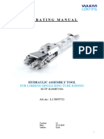 Operating Manual: For Lokring Single Ring Tube Joining