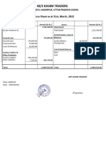 Balance Sheet 21-22