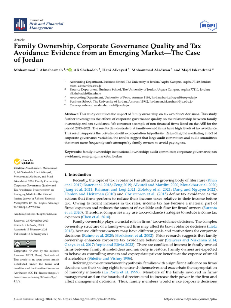 Publication 202422146562 | PDF | Tax Avoidance | Corporate Governance