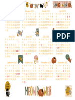 Plantilla Calendario 2021