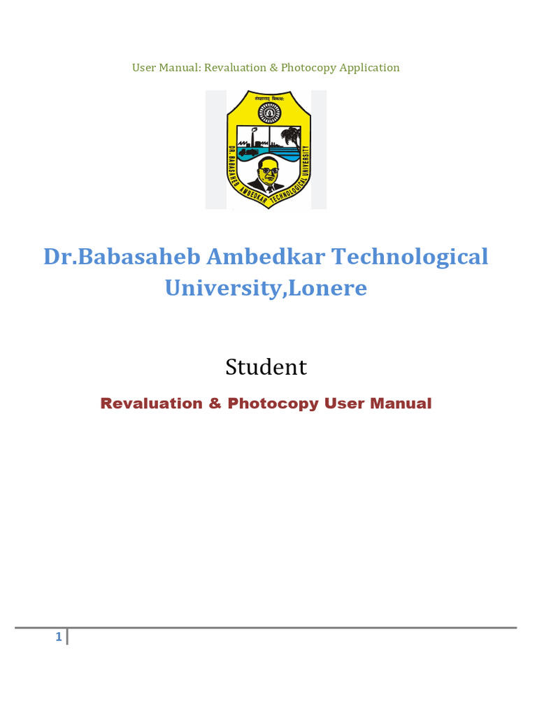 Revaluation & Photocopy User Manual | PDF | Button (Computing) | Internet