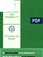 Lesson 9 Parameter and Statistic