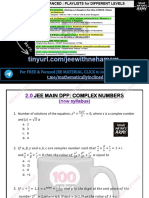 DPP Qs 2.0 Complex Numbers (New Syllabus)