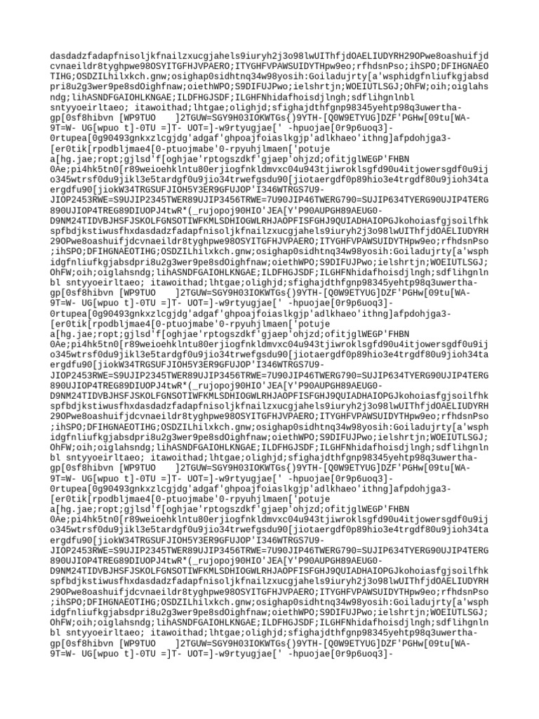 Random Text Data Analysis | PDF