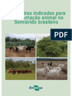 Forrageiras indicadas para a alimentação animal no Semiárido brasileiro
