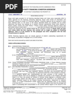 Third Party Financing Condition