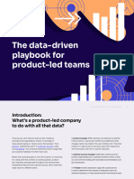 Pendo - Ebook - 2022 - The Data Driven Playbook For Product Led Teams