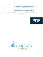 Knapsack Datacasting Manual