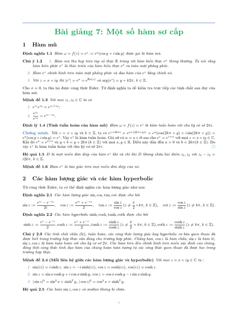 Lecture 7 | PDF