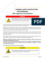 LiPo Batteries SafetyInstructions Warnings